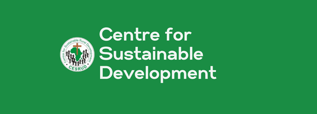 logo of CESRUD bearing symbols of helping people on Centre for Sustainable Development